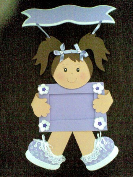 Porta retrato menina (parede)